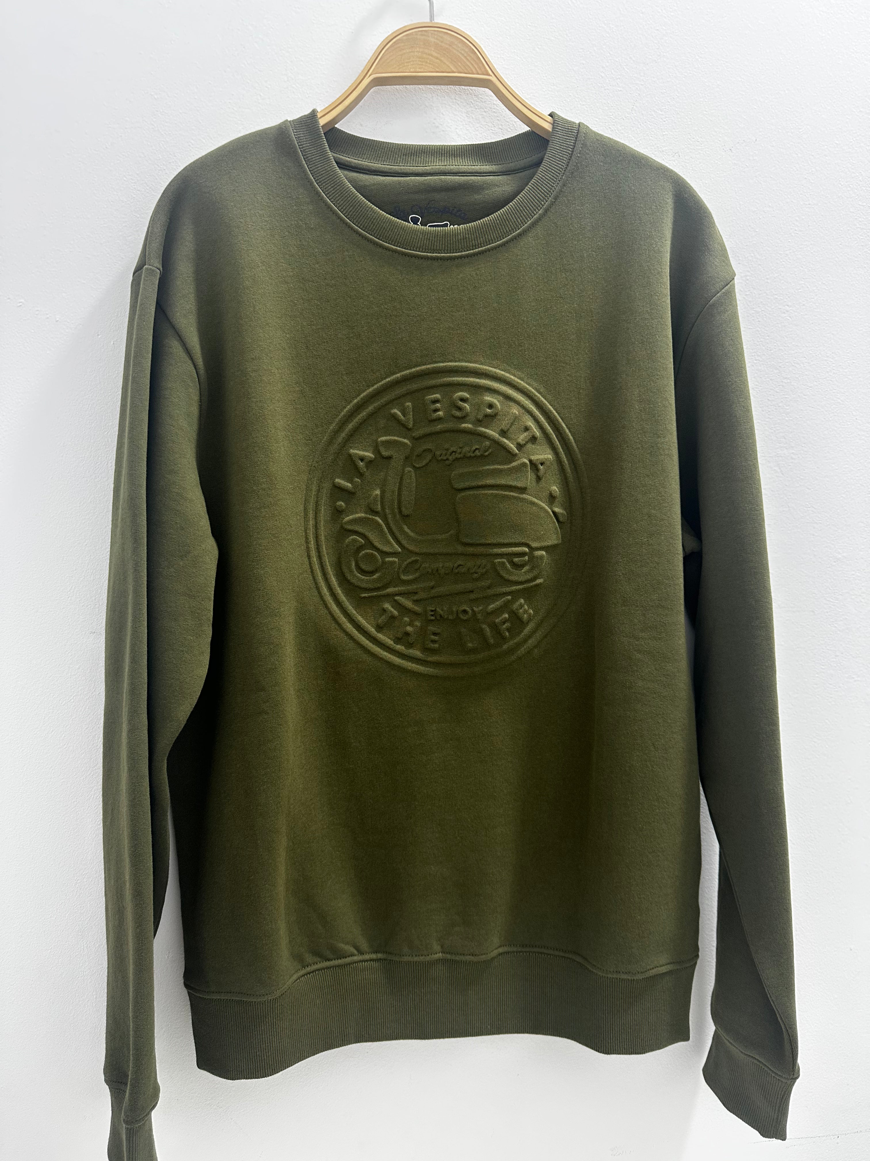 Sudadera cuello redondo