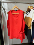 Blusa de tirantes algodón
